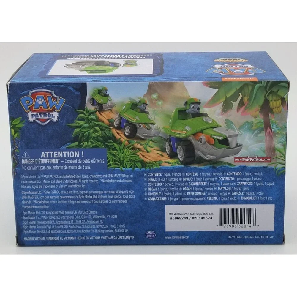 Paw Patrol Rocky's Turtle Vehicle Jungle Pups Nickelodeon Transforms Brand New